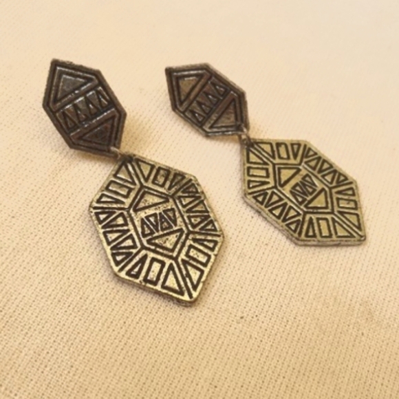 Vintage Jewelry - Vintage traditional tribal earrings
